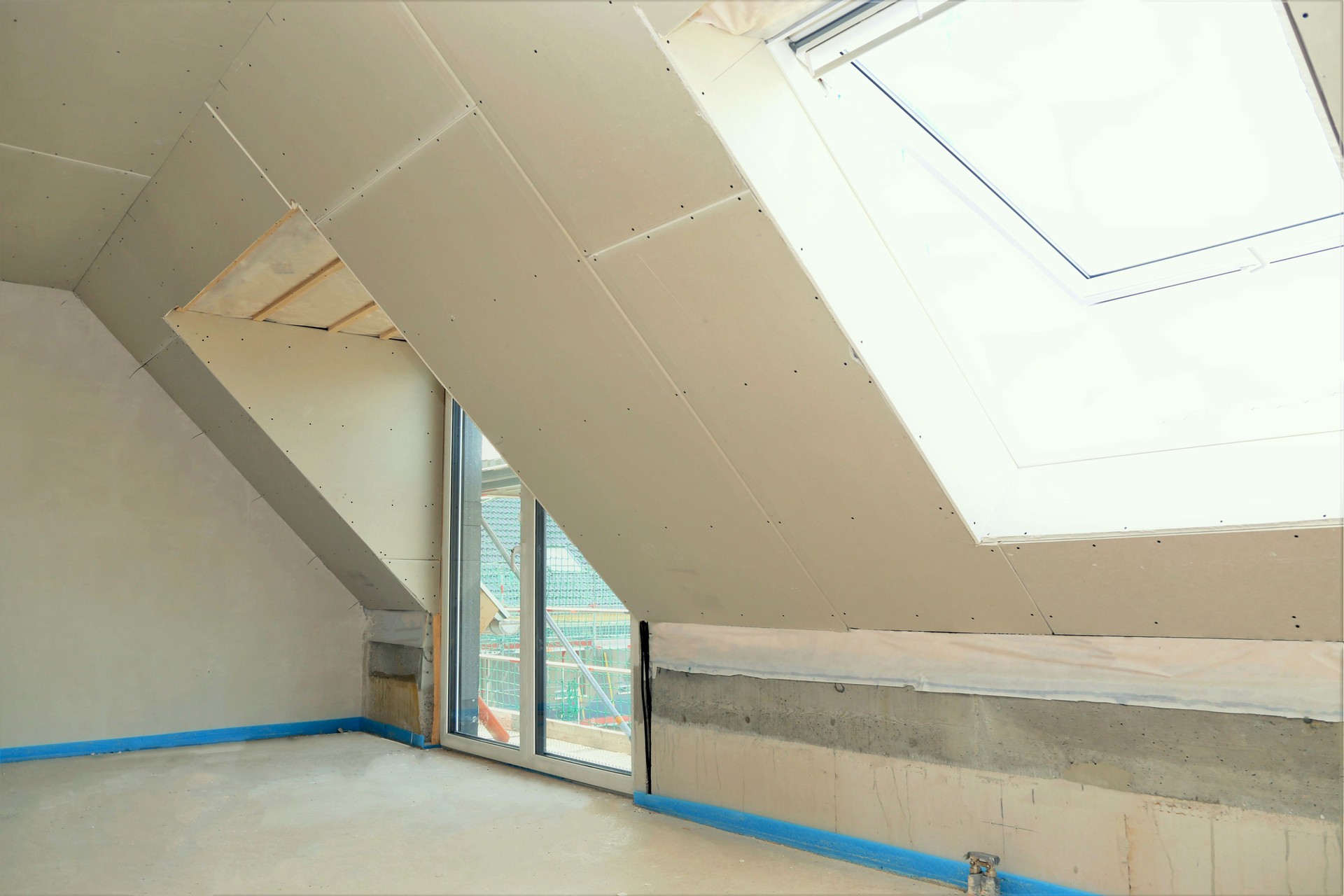 Baustelle ein Dachboden-Konvertierung