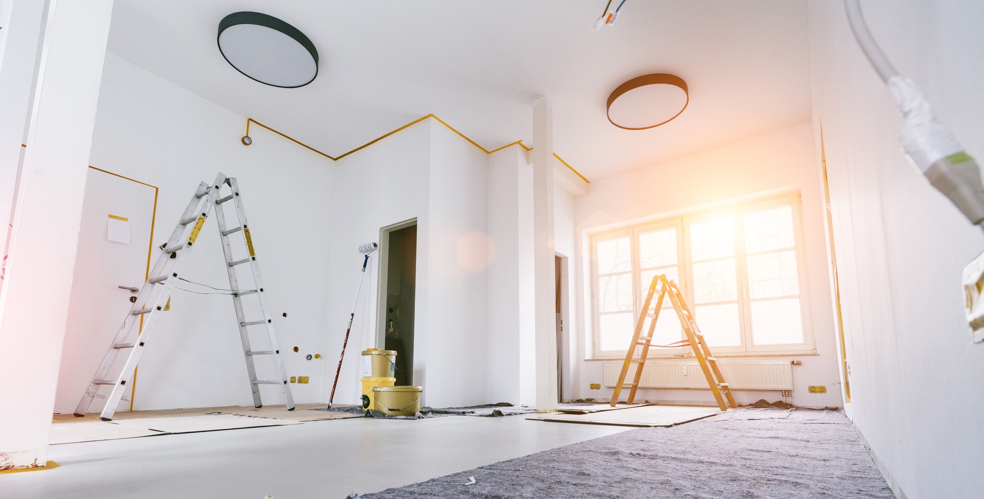 Old real estate apartment, prepared and ready for renovate